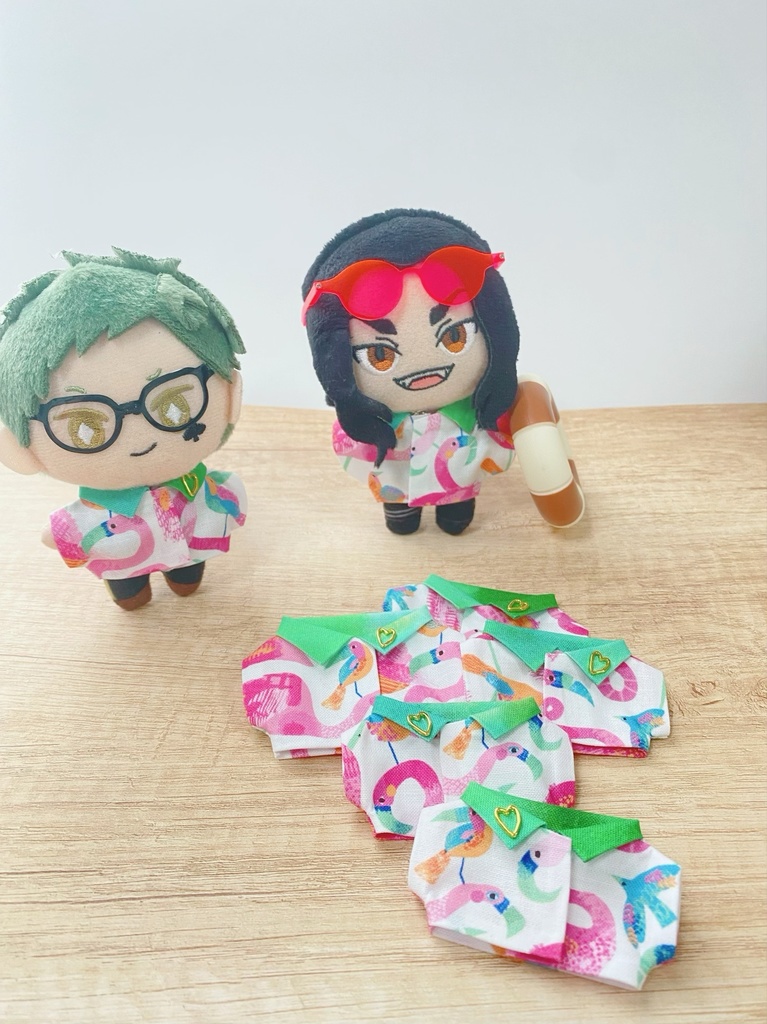 夏の再頒布のシャツ等🍍