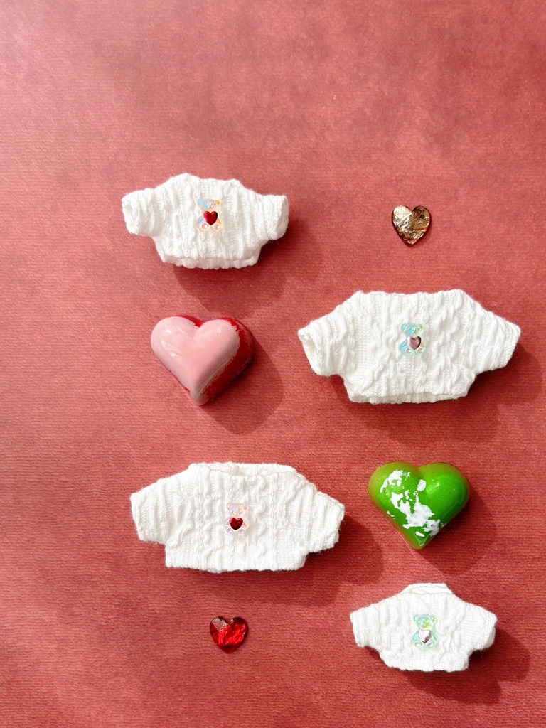 バレンタインTシャツ🖤ぷに&10cmセット