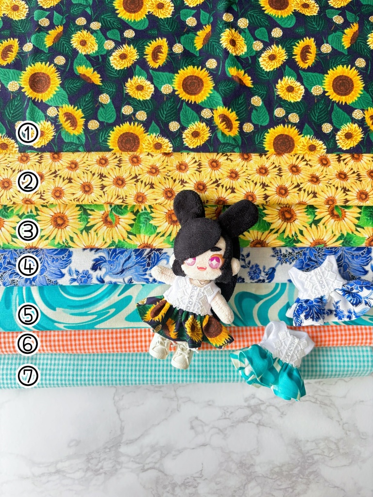 受注生産🌻ぷにみおワンピース🌻