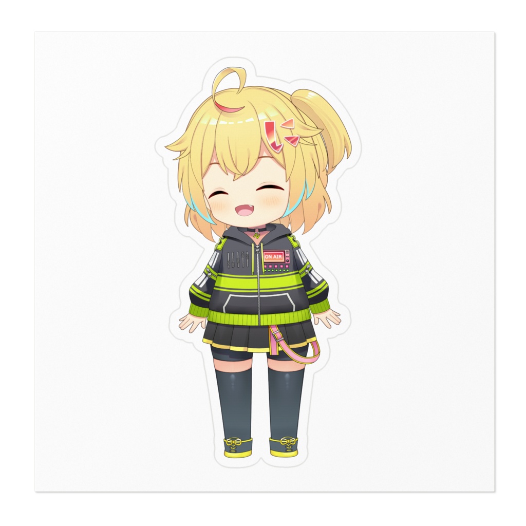 オリジナルステッカー にお子v2 - 100 x 100 (mm)