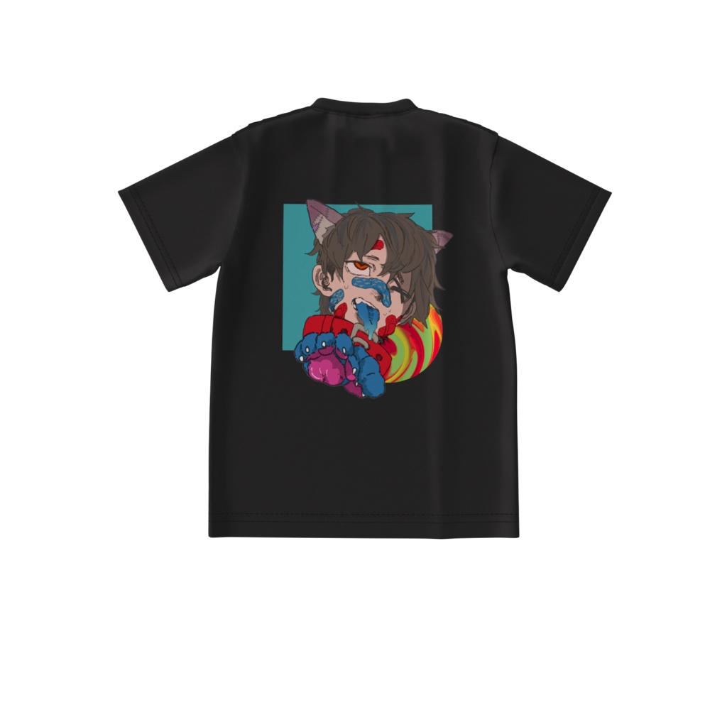 夏に負けるな!!バテバテわおくんTシャツ