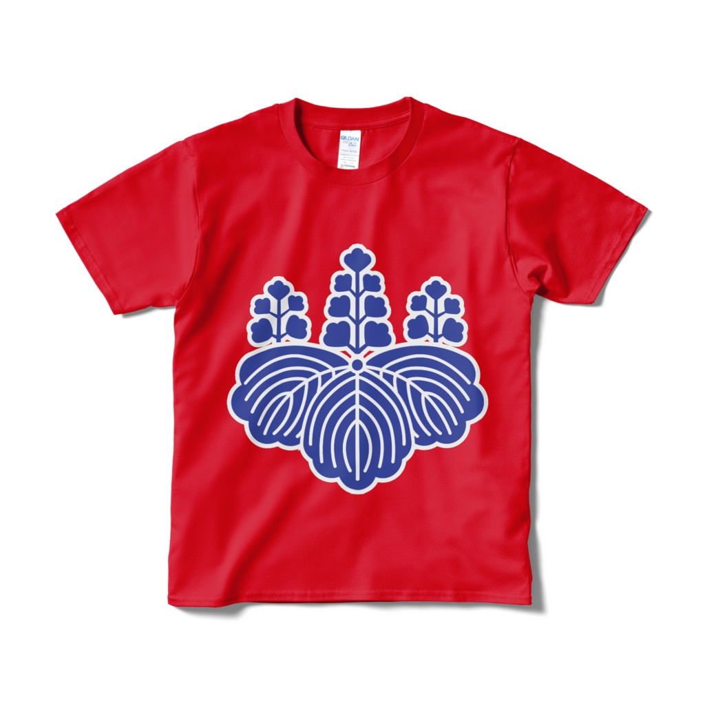 戦国武将 豊臣秀吉 豊臣秀頼 五七の桐 赤青Tシャツ