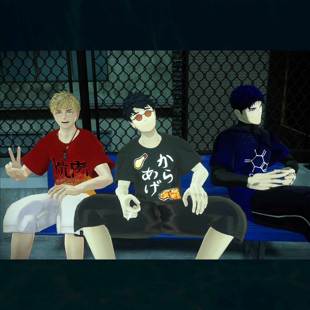 「オフの日スポーティTシャツセット」追加テクスチャ