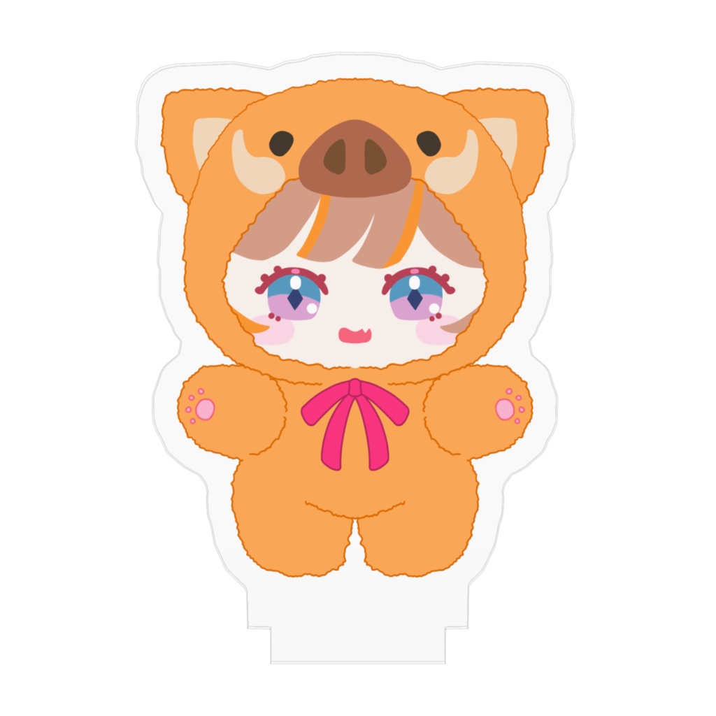 朝葉の猪着ぐるみ