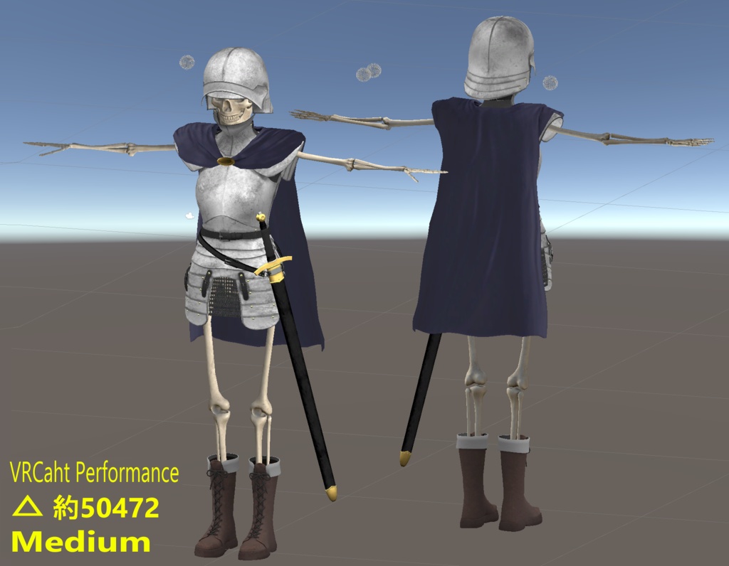 C00アバター3Dモデル VRC動作確認用