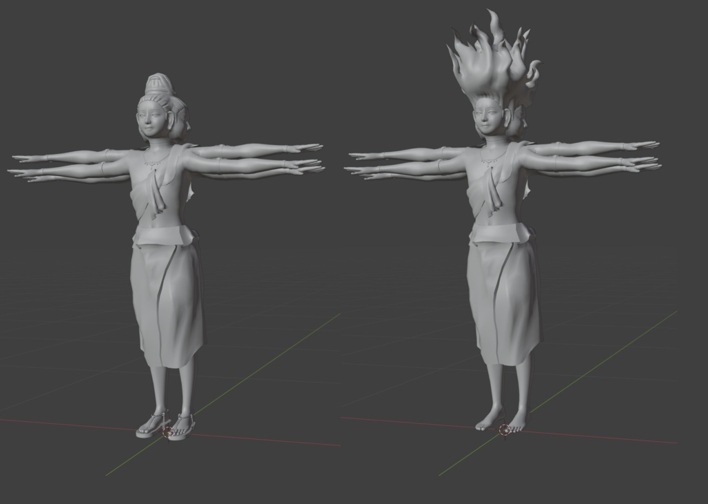 阿修羅3Dモデル