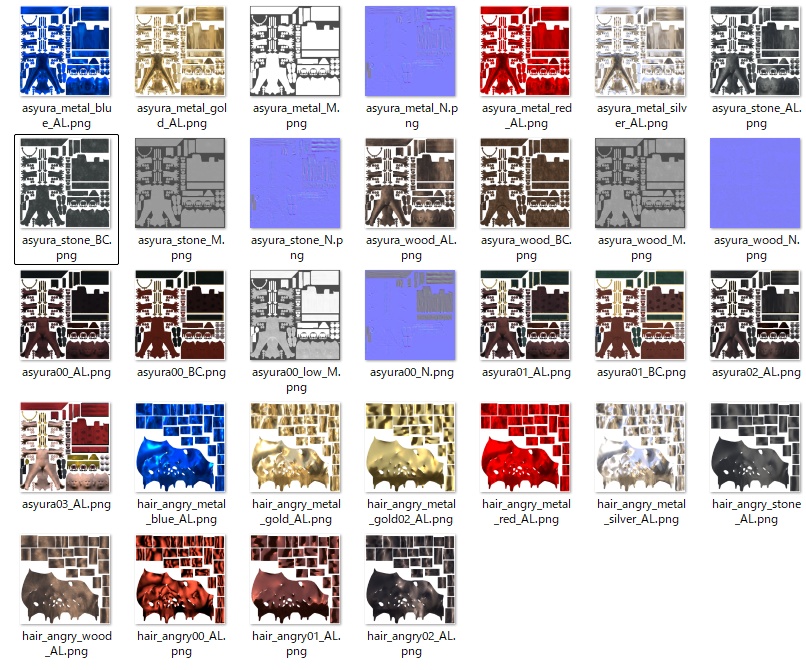 阿修羅3Dモデル