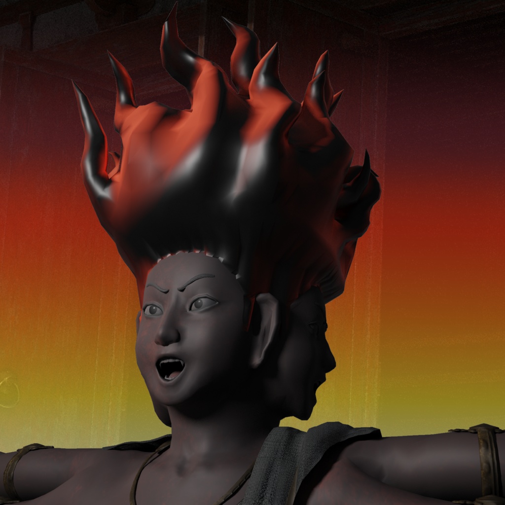 阿修羅3Dモデル