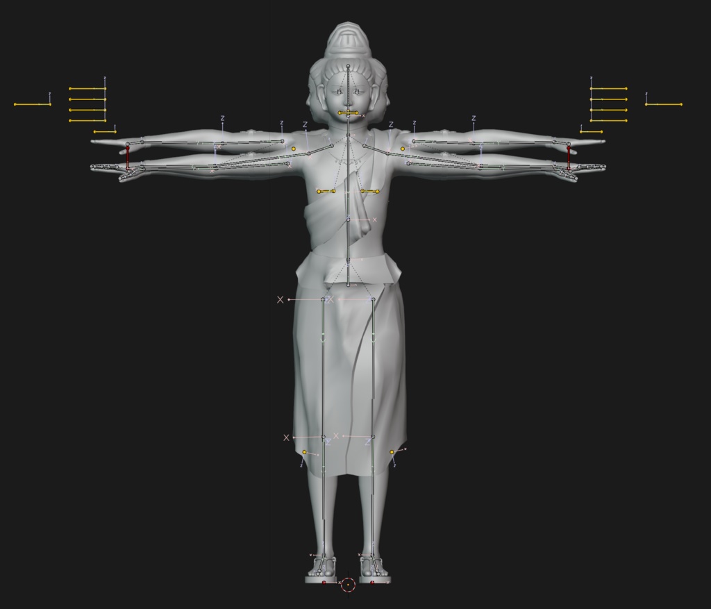 阿修羅3Dモデル