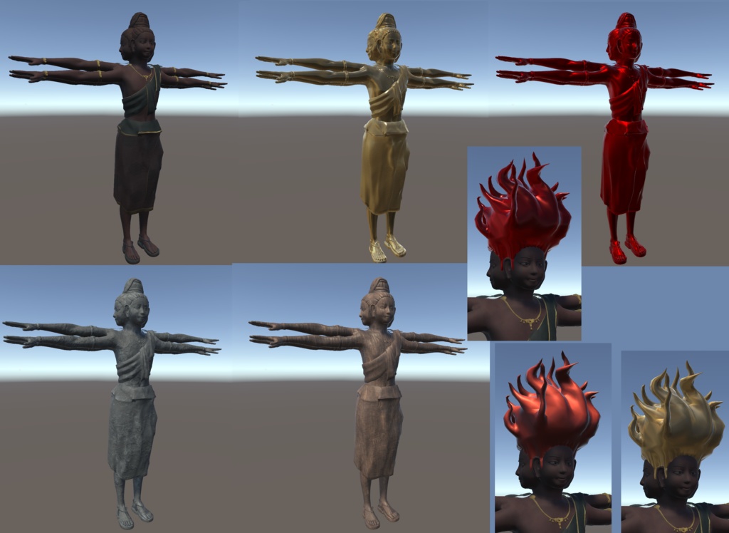 阿修羅3Dモデル