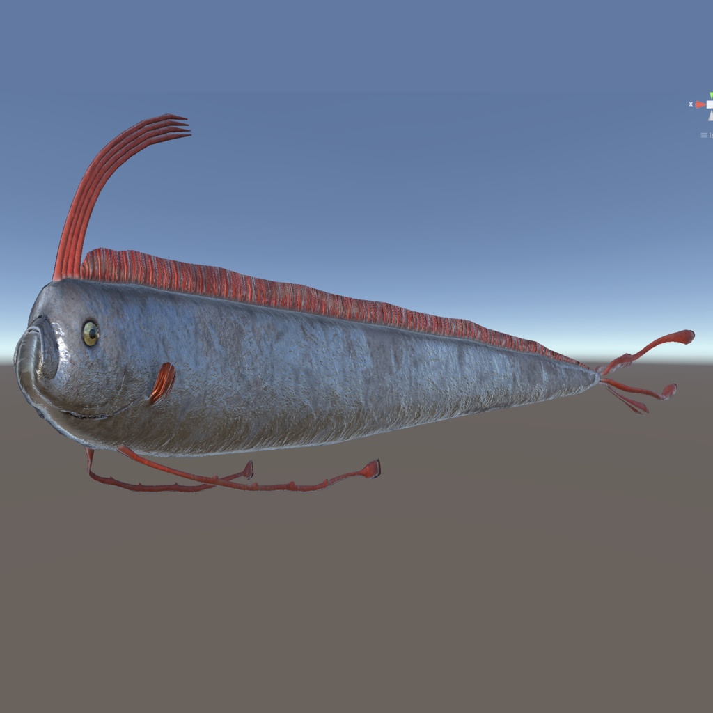 リュウグウのツカイ 3Dモデル