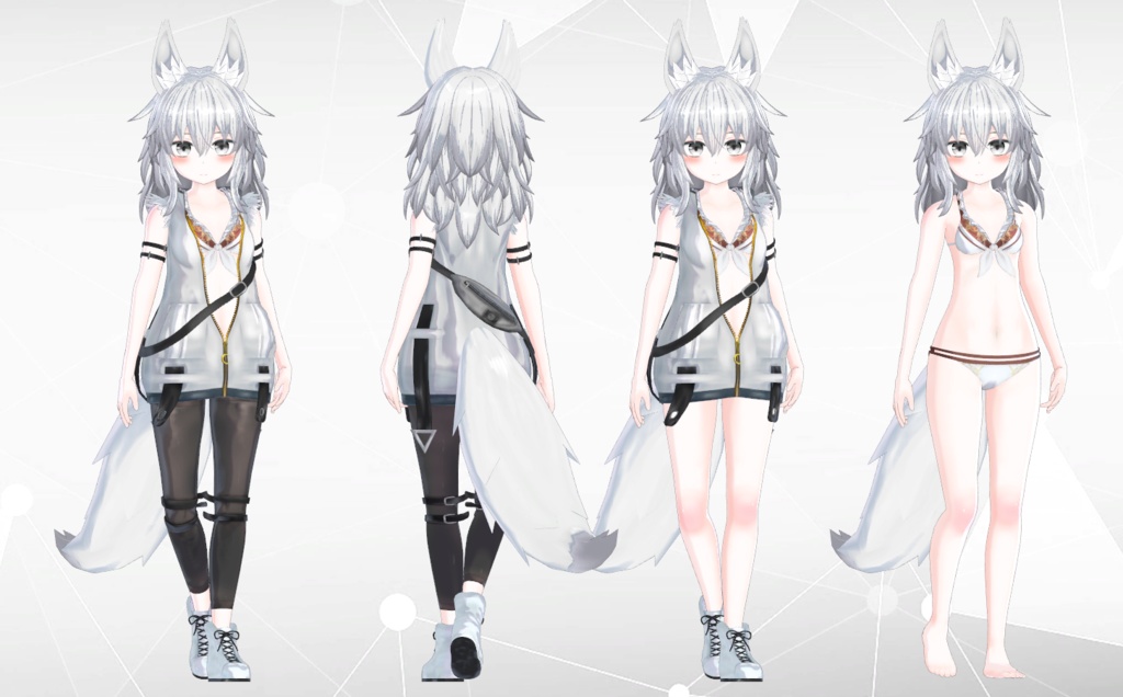 オリジナル3Dモデル(Nora)