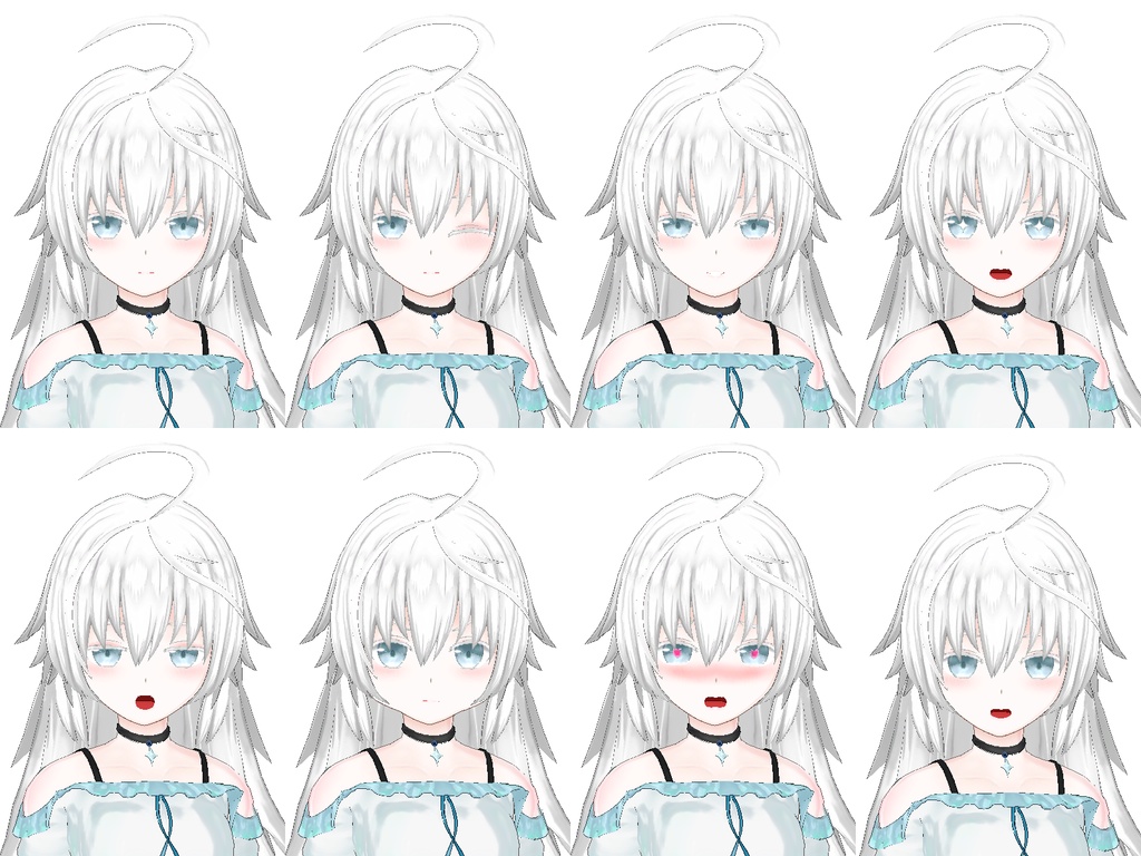 オリジナル3Dモデル(Rie)