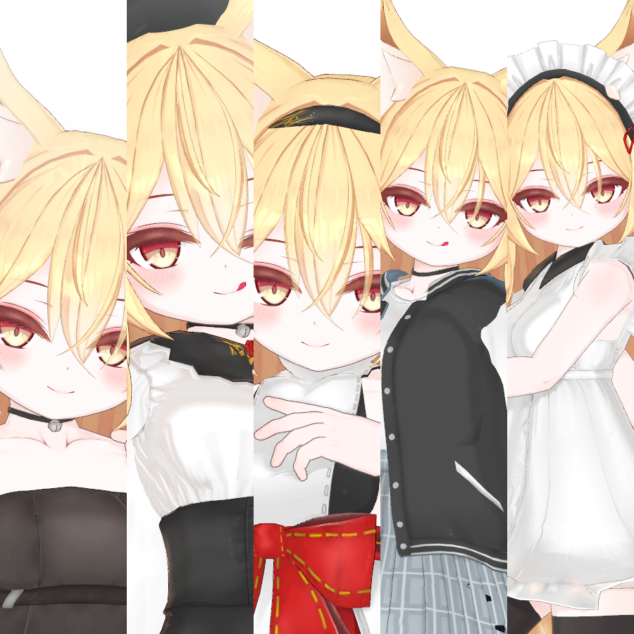 オリジナル3Dモデル(Rena)