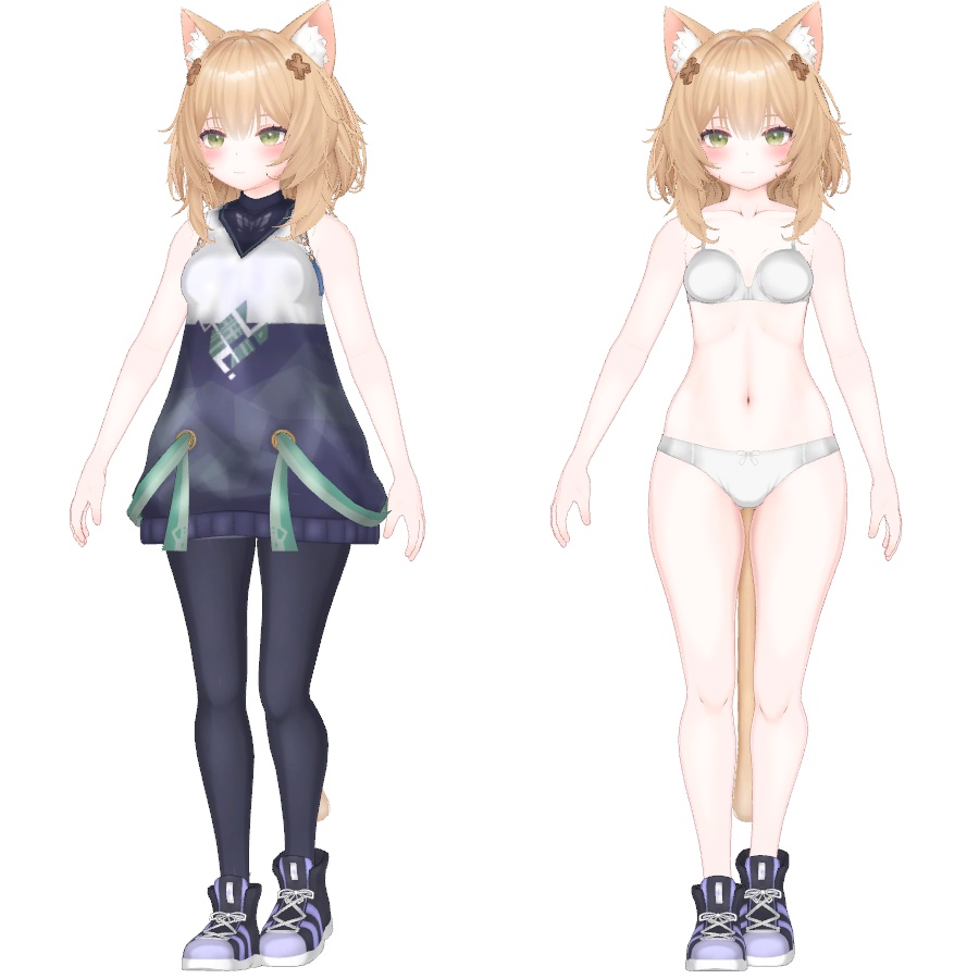 オリジナル3Dモデル(Yuu)