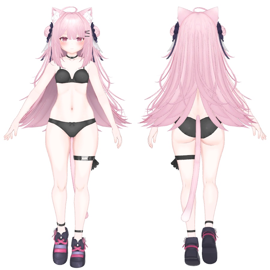 オリジナル3Dモデル(Sara)