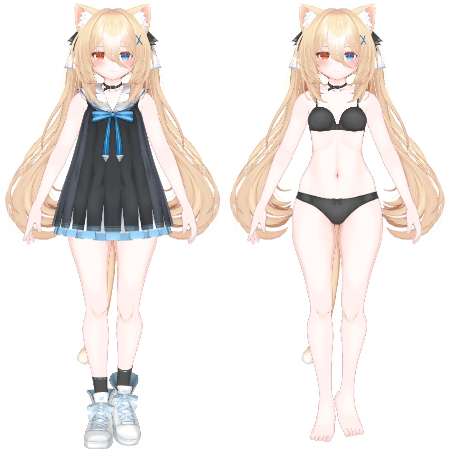 オリジナル3Dモデル(Mari)