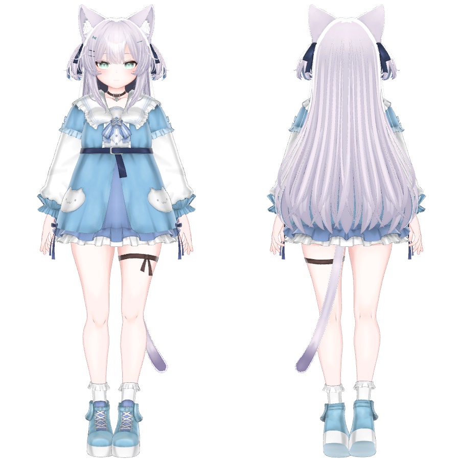 オリジナル3Dモデル(Mayu)