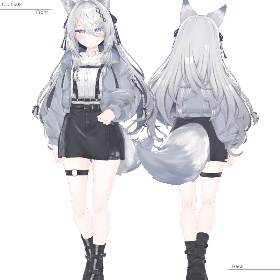 オリジナル3Dモデル(Suzune)