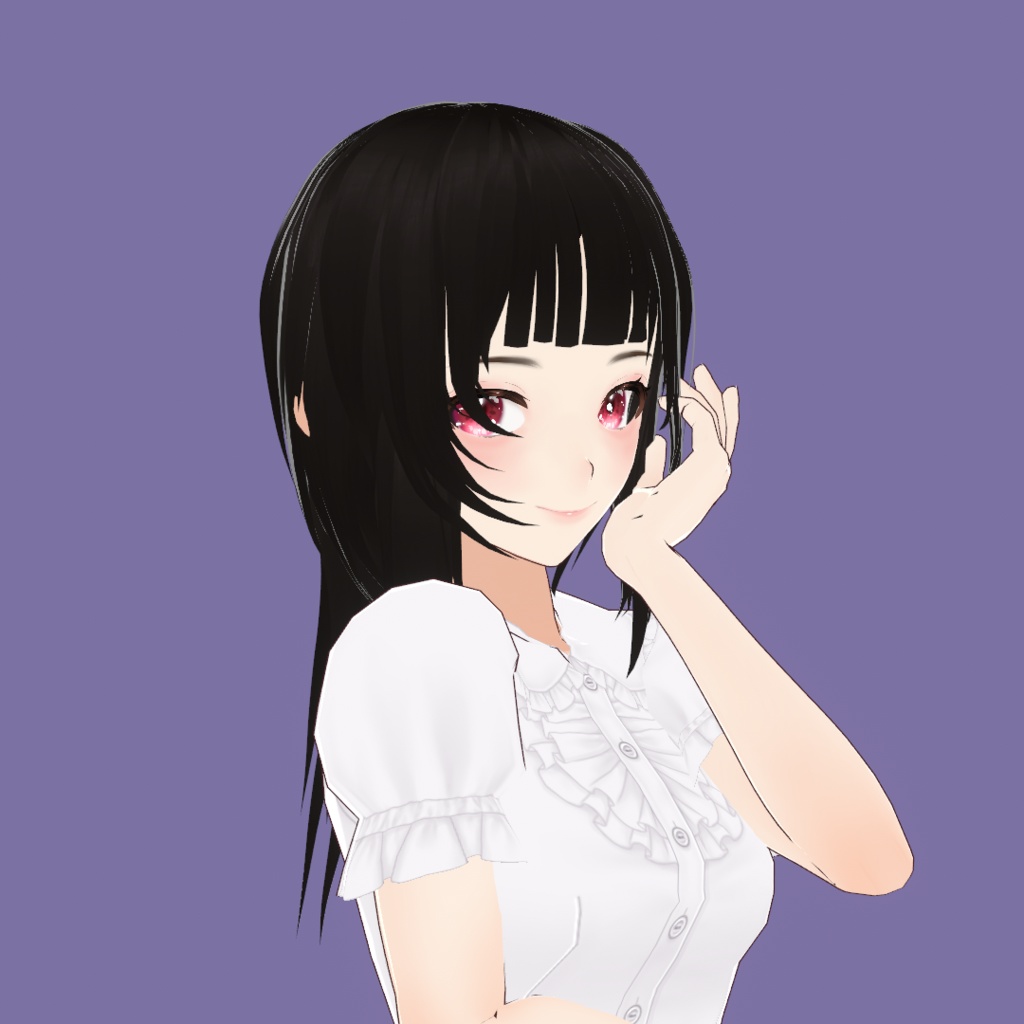【VRoid】Wolfcut/Jellyfish Cut Hair Preset 