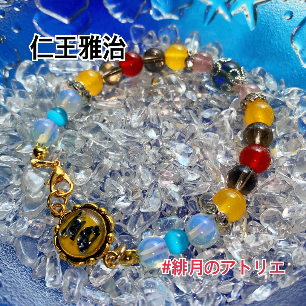 【テニプリ】パワーストーンブレスレット【ハンドメイド】…六角・立海・比嘉・四天宝寺