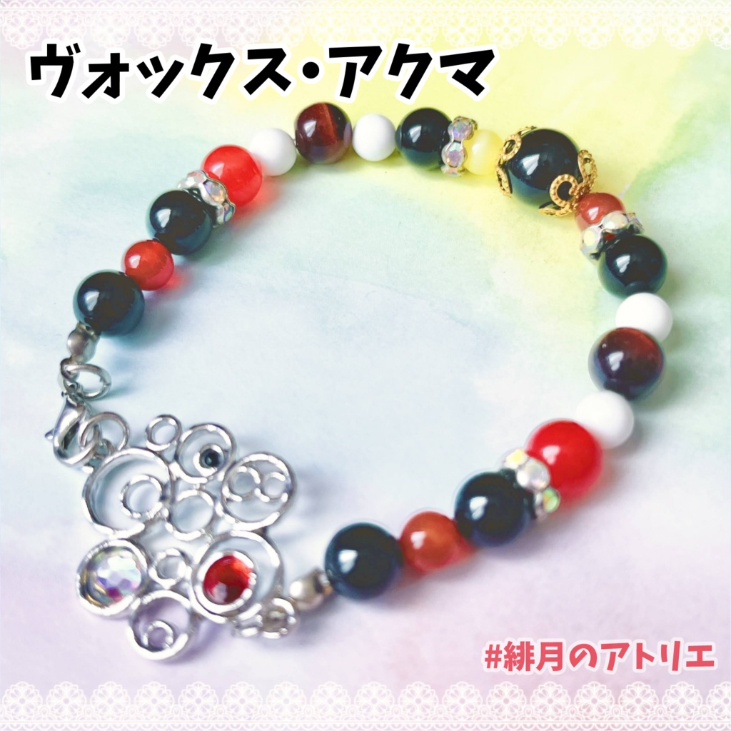 【にじさんじ】パワーストーンブレスレット【非公式ハンドメイド】…ID・KR・EN