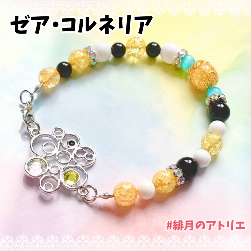 【にじさんじ】パワーストーンブレスレット【非公式ハンドメイド】…ID・KR・EN