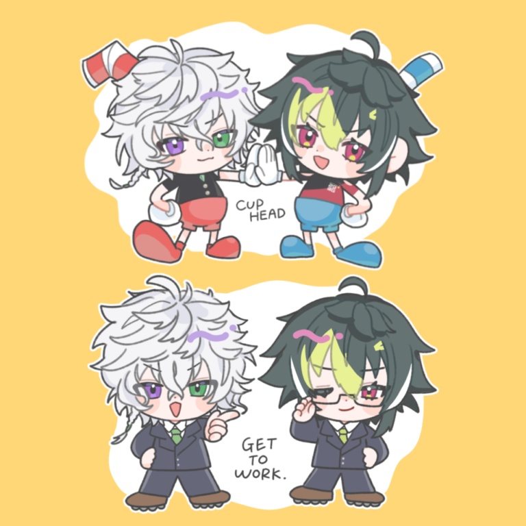 ライゲツコラボ配信ステッカーセット