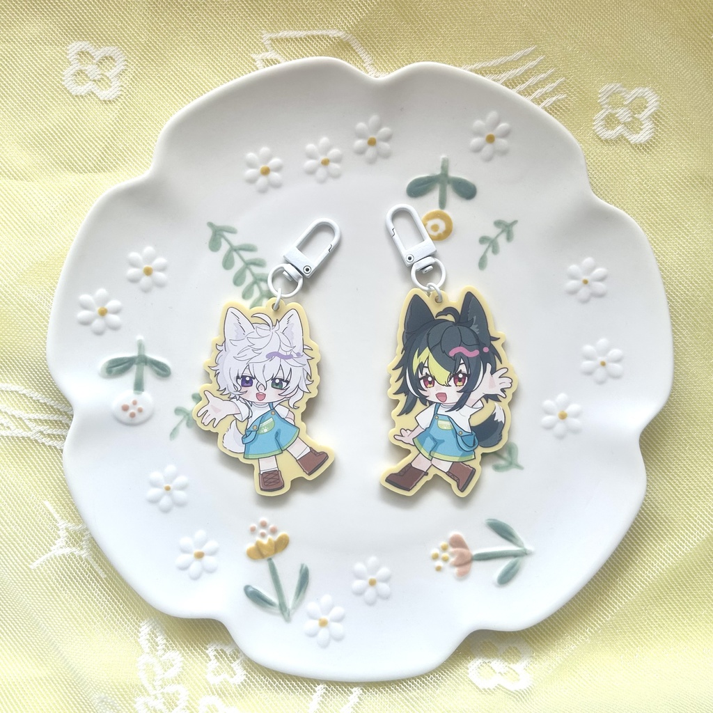 ライゲツ わんわんアクキー