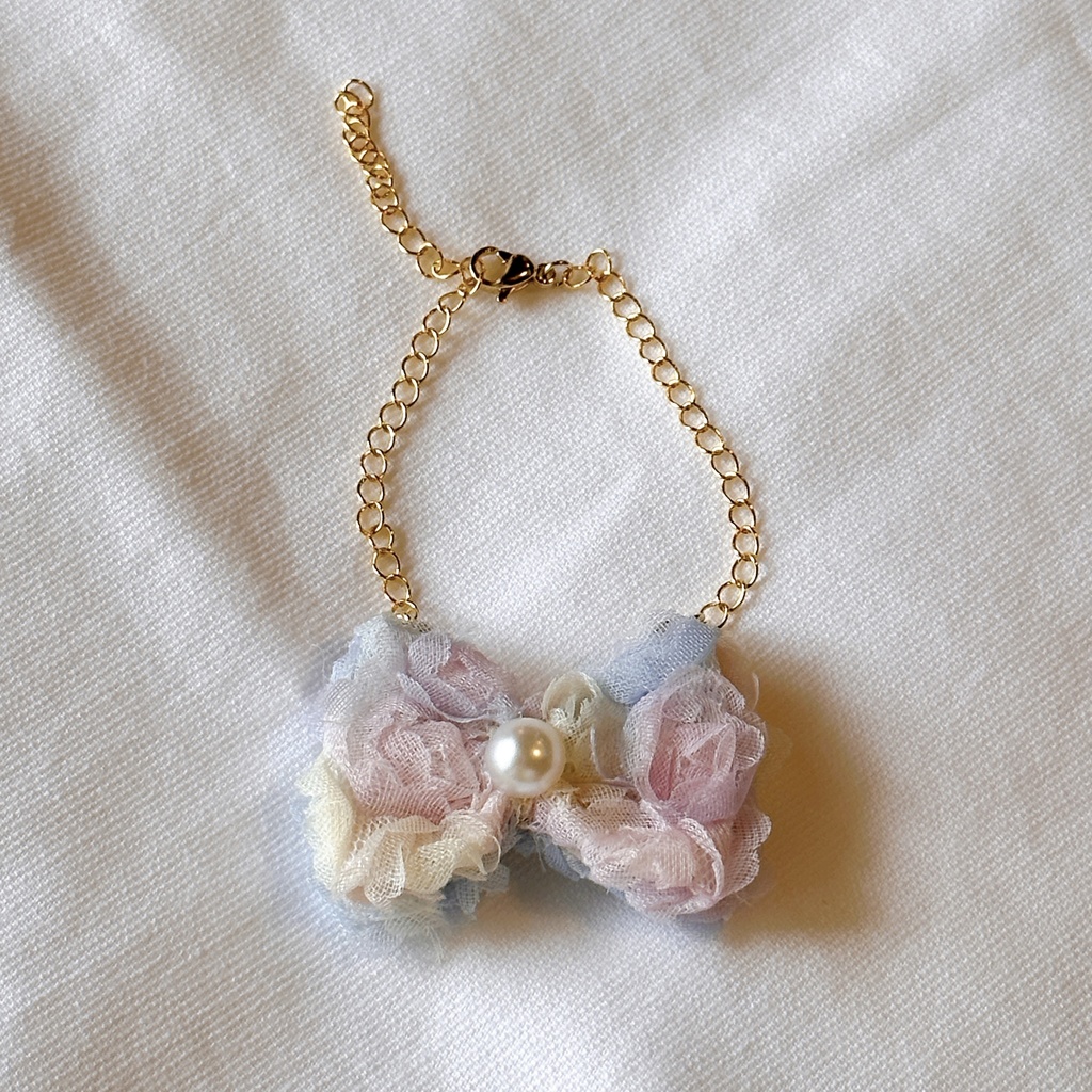 ダブルリボンブラウスセット/キラキラポシェット/リボンポシェット