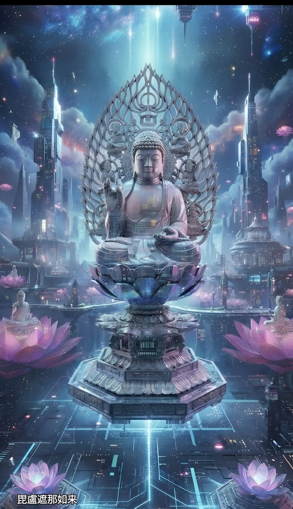 デジタル本尊「毘盧遮那如来」4K