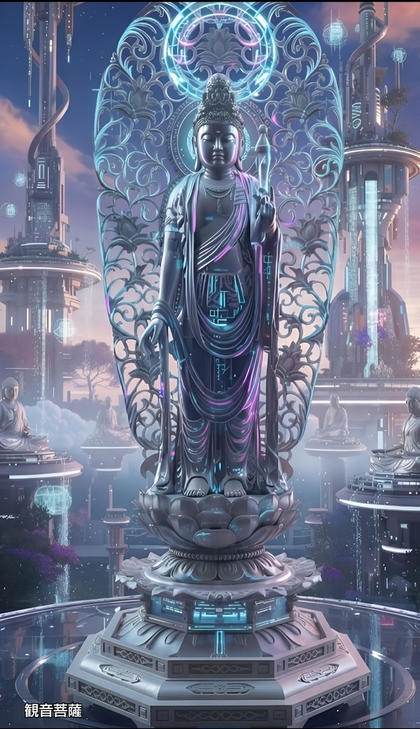 デジタル本尊「観音菩薩」4K