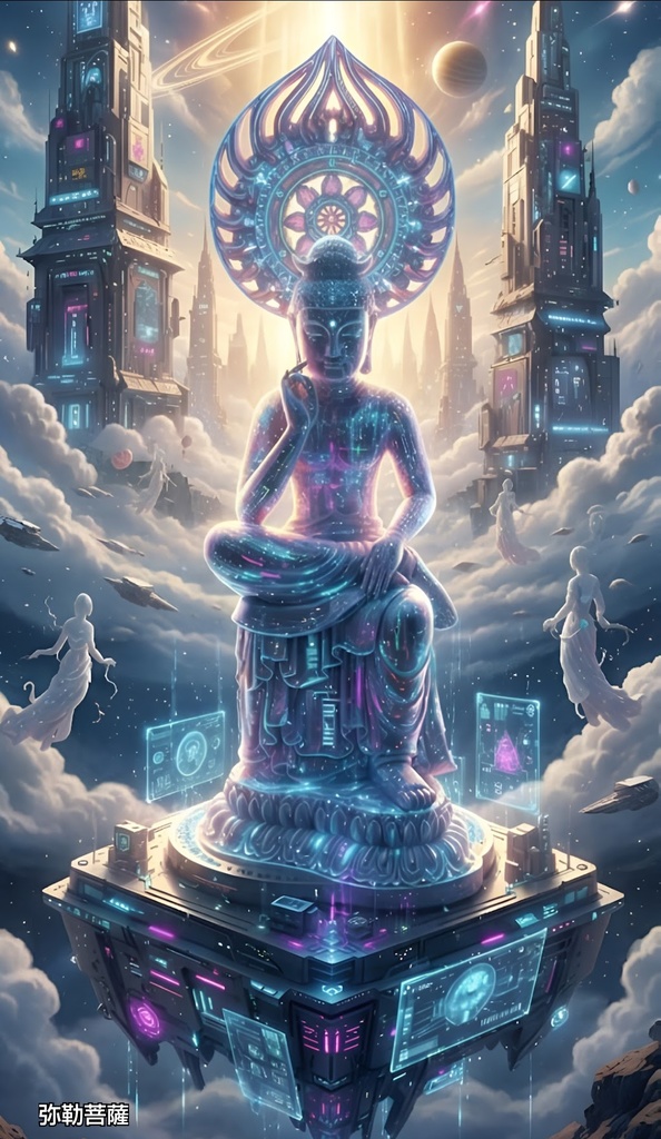 デジタル本尊「弥勒菩薩」4K