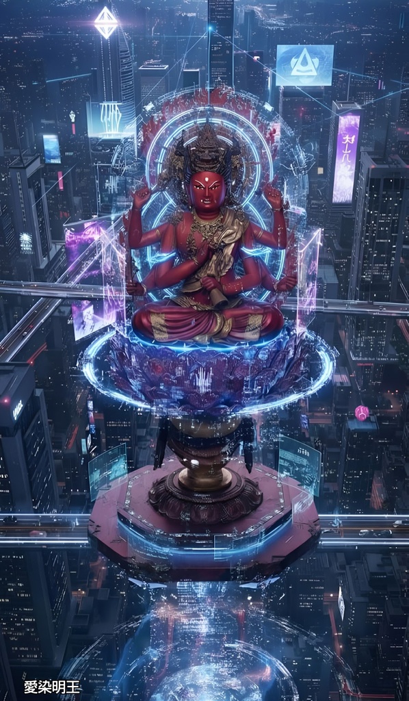 デジタル本尊「愛染明王」4K