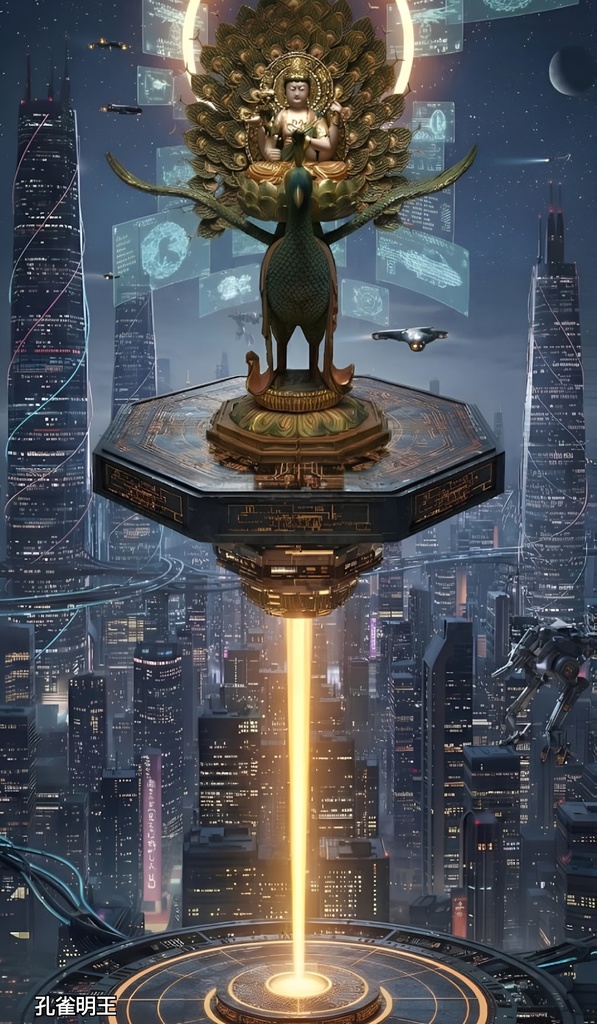 デジタル本尊「孔雀明王」4K