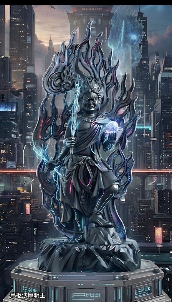 デジタル本尊「烏枢沙摩明王」4K