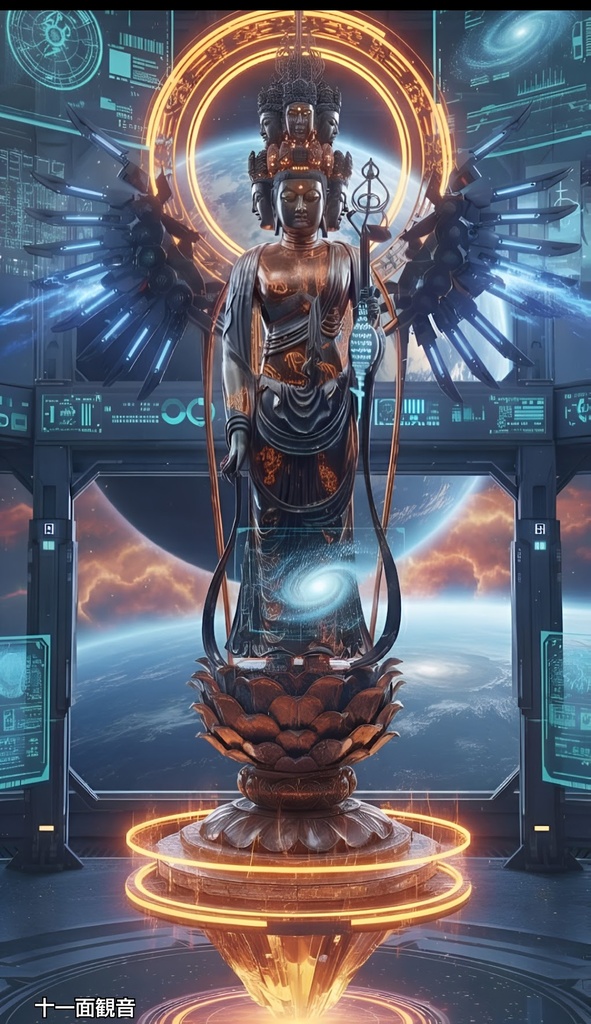 デジタル本尊「十一面観音」4K