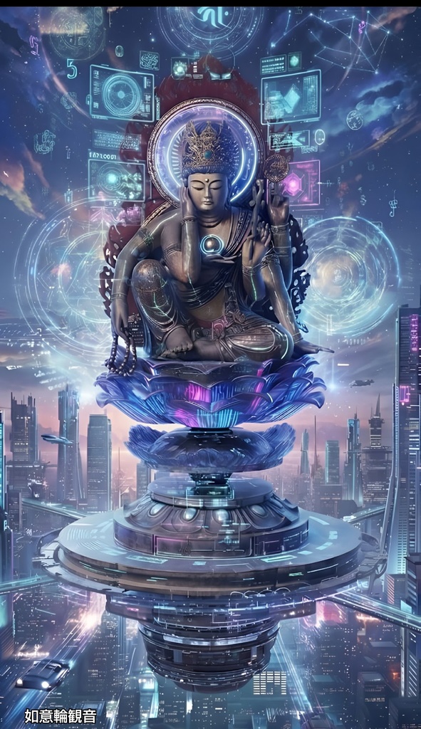 デジタル本尊「如意輪観音」4K