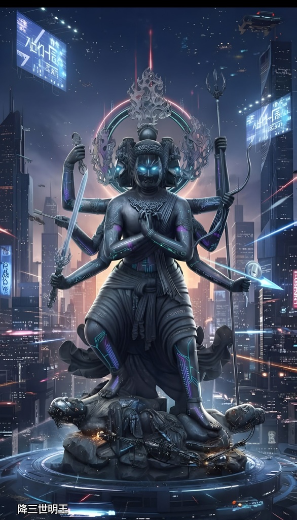 デジタル本尊「降三世明王」4K