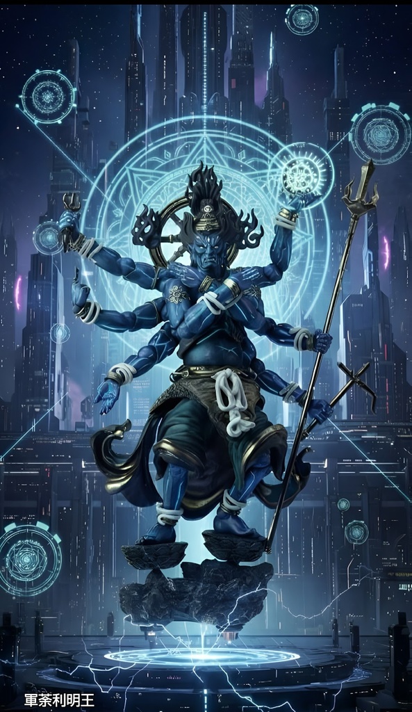 デジタル本尊「軍荼利明王」4K