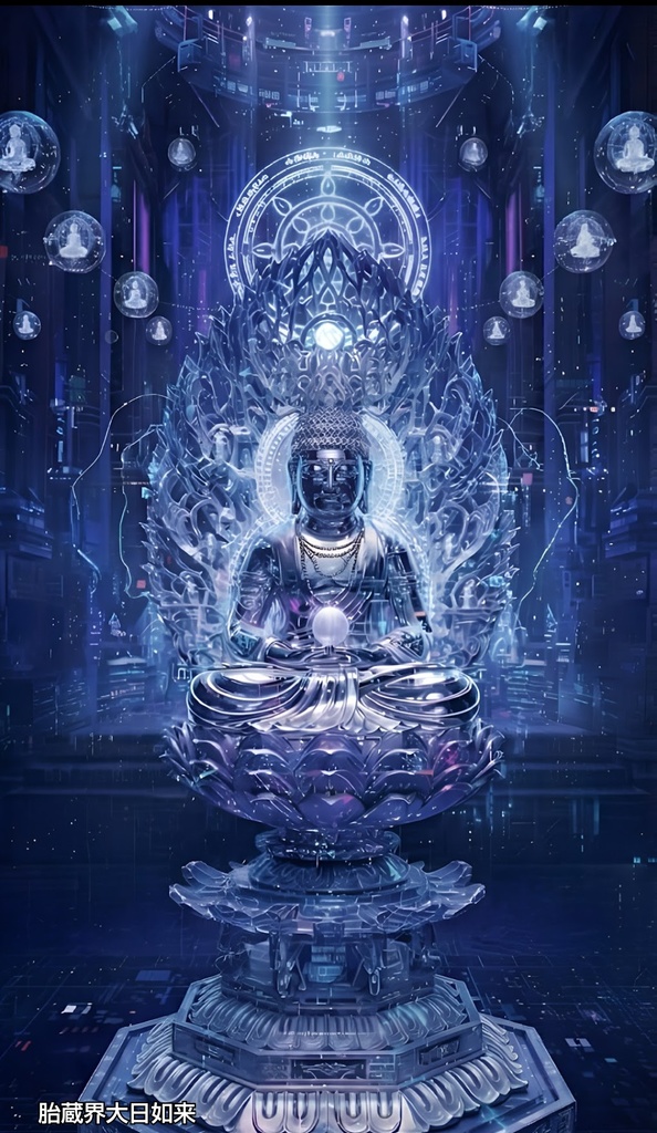 デジタル本尊「胎蔵界大日如来」4K