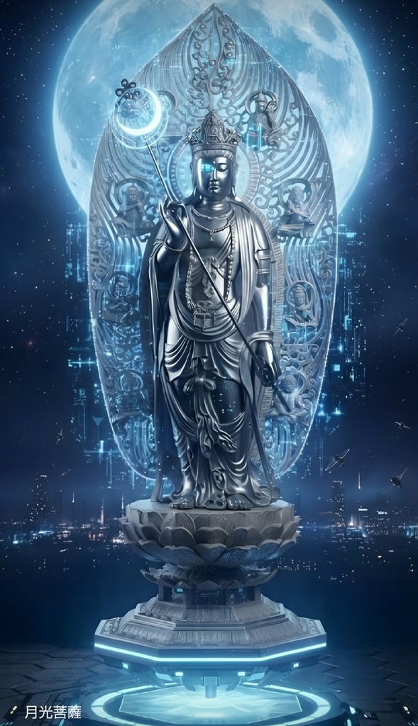 デジタル本尊「月光菩薩」4K
