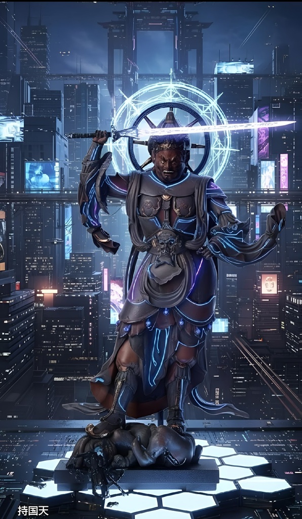 デジタル本尊「持国天」4K