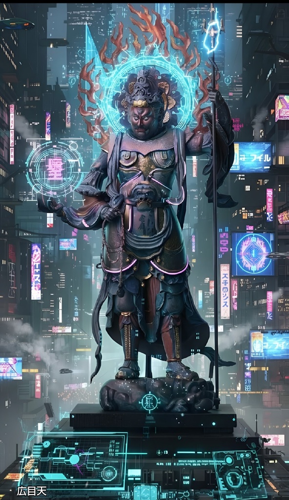 デジタル本尊「広目天」4K