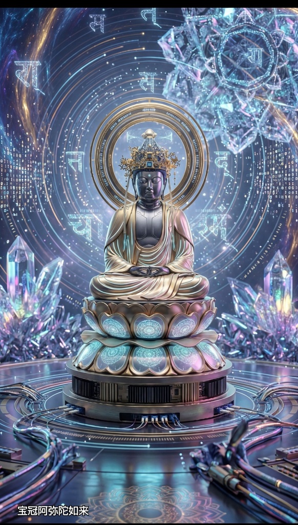 デジタル本尊「宝冠阿弥陀如来」4K