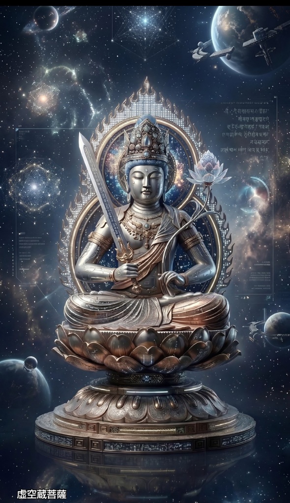 デジタル本尊「虚空蔵菩薩」4K