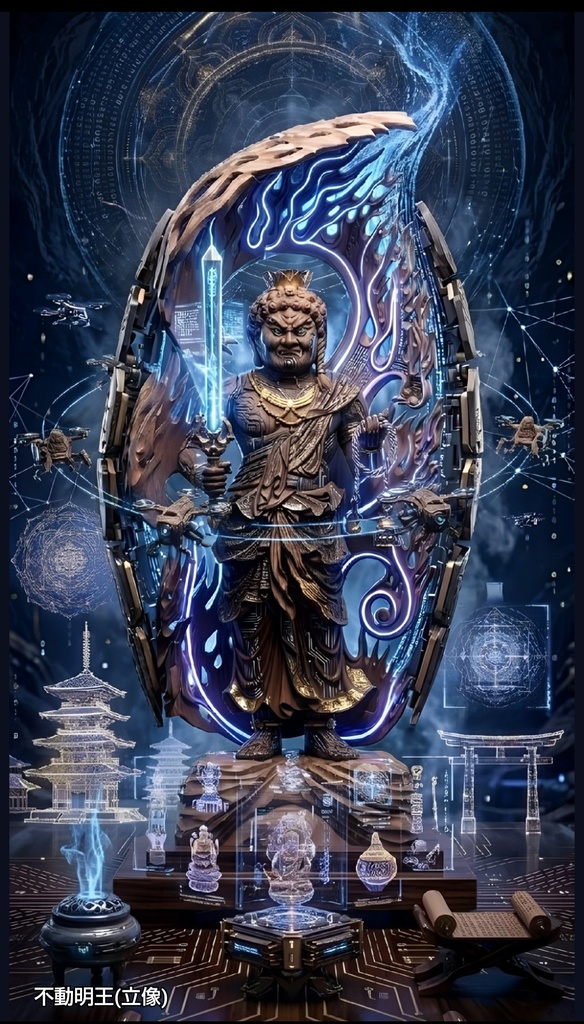 デジタル本尊「不動明王(立像)」4K