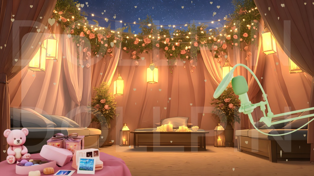 Romantic/Ballantine's/lovely handmade + ai background source 19type