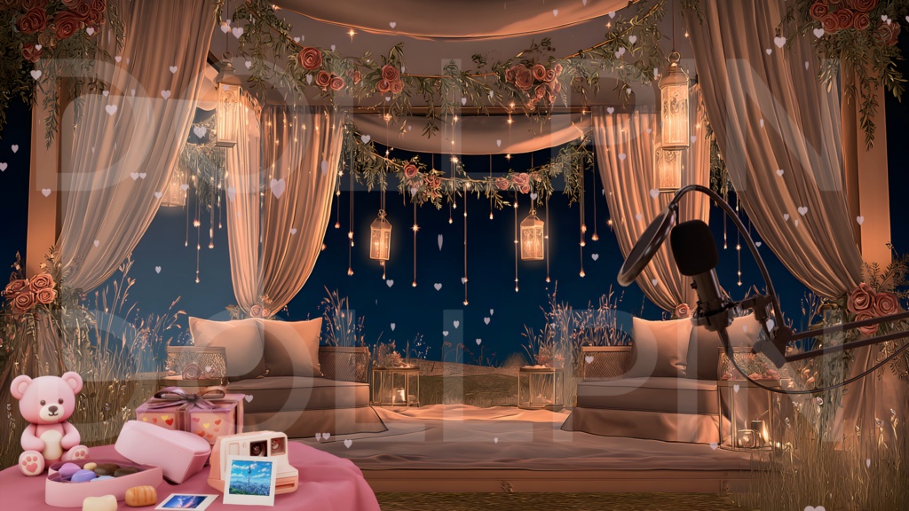 Romantic/Ballantine's/lovely handmade + ai background source 19type