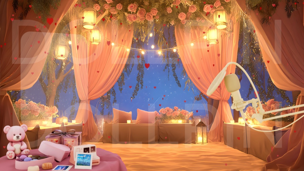 Romantic/Ballantine's/lovely handmade + ai background source 19type